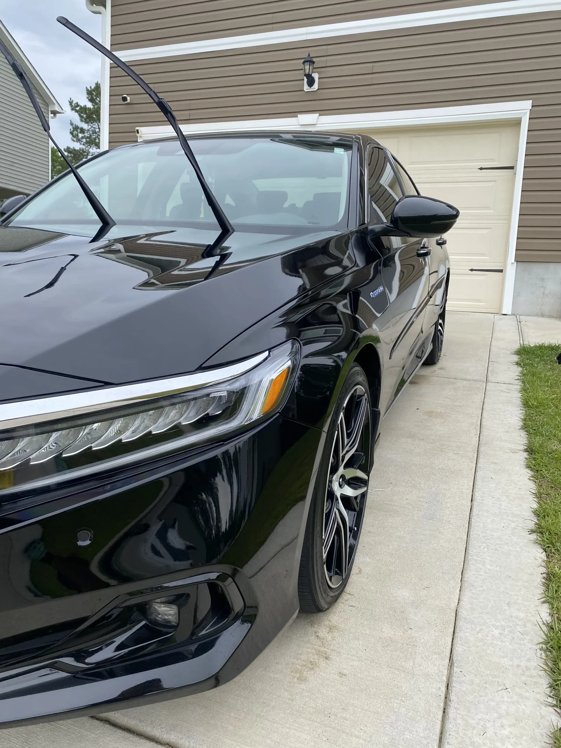 Gleaming paint finish — professional auto detailing Raeford NC